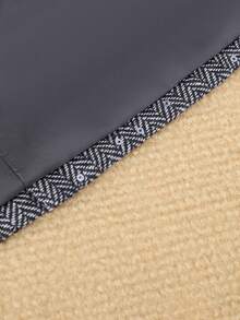 HOMEYEE Blazer con applicazioni di paillettes a maniche lunghe, giacca elegante casual da ufficio in stile vintage, adatta per tutte le stagioni, autunno/inverno - Grigio - Visualizzare 5