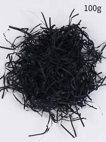 10 جرام / 50 جرام / 100 جرام من حشو الهدايا من ورق الرافيا المقطع لتعبئة وتغليف صناديق الهدايا لأعياد الميلاد والزفاف والكريسماس وحفلات الخطوبة والديكور والمستلزمات المكتبية - متعدد الألوان - مشاهدة 12