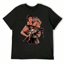 Rock Off Officially Licensed Products A-Ha Vertical Logo T Shirt-Holiday Gift