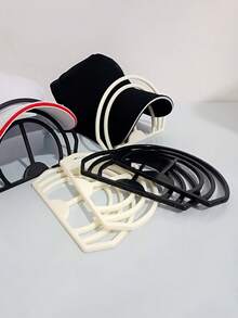 1 pieza Soporte para dar forma al ala del sombrero, accesorio curvo independiente para dar forma a gorras, herramienta portátil para dar forma a gorras de béisbol con ajuste regulable - Ver 5