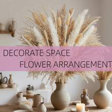 Extra Large Dried Floral Bouquet 119PCS/362PCS/653PCS Bundle - Abundant Pampas Grass & Plush Bunny Tails - Timeless Beige Ivory White Palette - Hassle-Free Forever Flowers For Vases - Ultimate No Fuss Decor - Versatile For Scandinavian Minimalist, Boho, Or Contemporary Interiors - Brightens Bedrooms, Offices, Cafes, Weddings, Porches & Makes A Stunning Present - 米色 - 查看 5