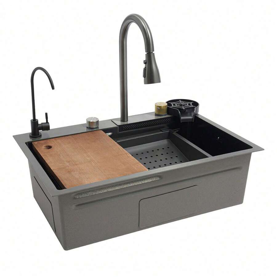 YUNRUX Lavelli da cucina - Grigio - Visualizzare 1