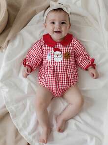 Baby Girls Bodysuits - Red - View 4