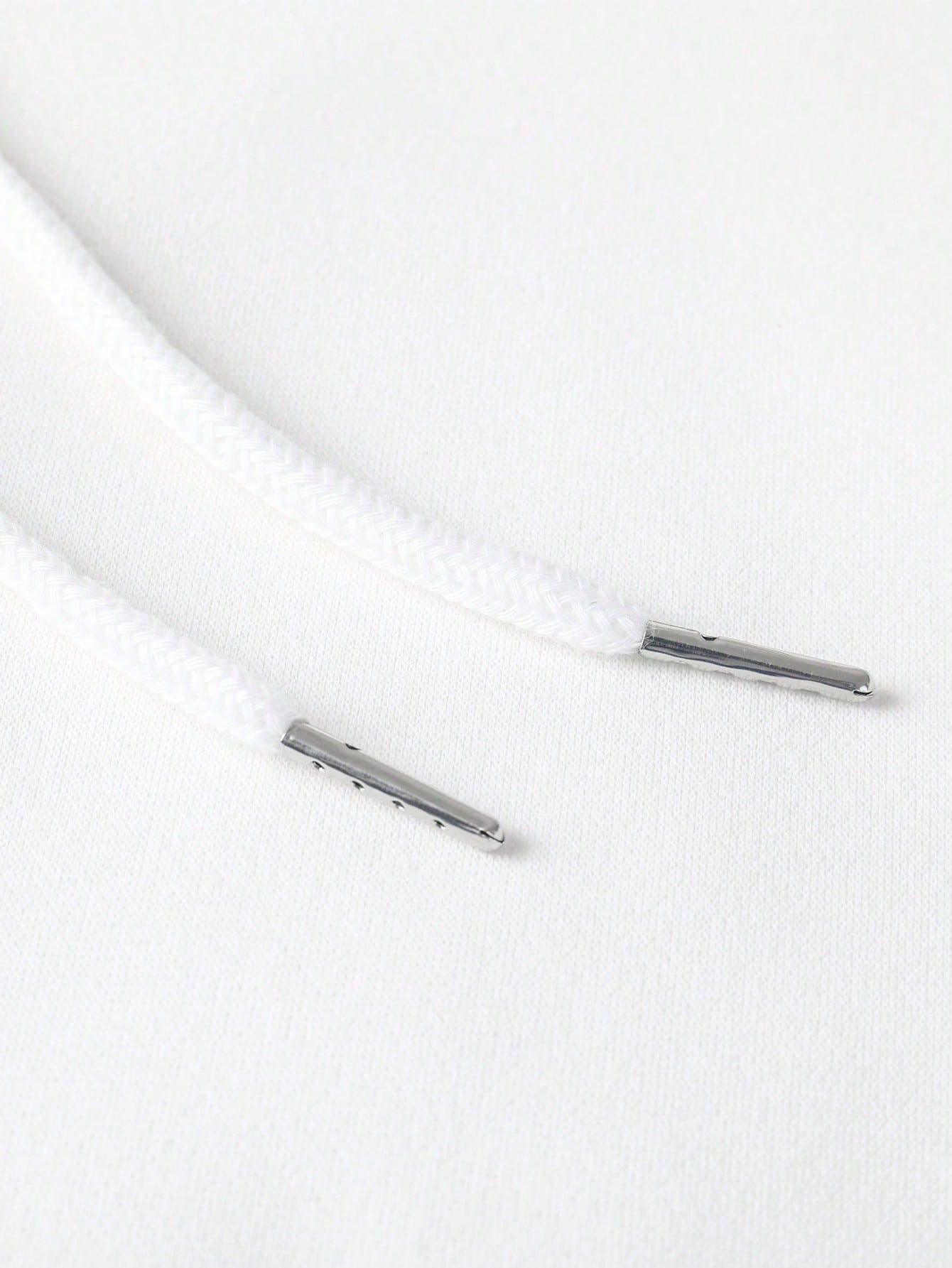 هودي كاجوال للرجال بأكمام طويلة منسدلة مع طباعة أح...