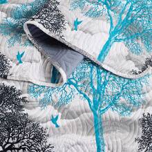 VENECIA Edredón y/o colcha doble vista estampada y lisa en 4 medidas diferentes - Blanco - Ver 2