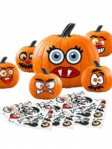 30 Pieces/60 Pieces Scary Halloween Anime Cartoon Vampire Pumpkin Puzzle Manual DIY Stickers, Sticker Pack - DIY Decorating Water Bottles, Skateboards, Helmets, Cars, Cartoon Character Stickers Use Stickers, Popular Anime Stickers, Anime Young Cute Characters Series Cup Stickers On Phones, Laptops, Boxes, Notebooks,