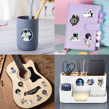 110 件宇航员贴纸美观贴纸高品质贴纸贴花剪贴簿、日记本、笔记本电脑、保险杠、滑板、水瓶、电脑、手机贴纸可以为您的生活带来很多乐趣，是送给成人的完美礼物 - 彩色 - 查看 8
