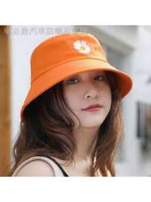 Women's Casual Bucket Hat Perfect Gift For Friends For Daily Wear - 橘色 - 查看 3