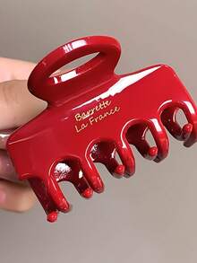 1 件复古醋酸纤维爪夹，优雅的发夹发饰，简约设计适合女性日常和节日佩戴秋季发夹秋季发夹时尚发夹冬季发饰女士度假装女士 - 彩色 - 查看 10