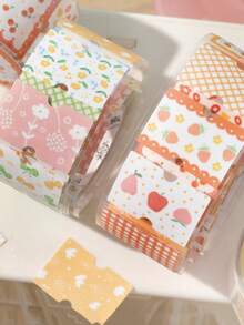 Băng dính Washi họa tiết hoa lấp lánh 2m/cuộn, nhãn dán thẩm mỹ sáng tạo, vật dụng thủ công trang trí cắt dán DIY, quà tặng ngày lễ, văn phòng phẩm học sinh làm sổ lưu niệm cá nhân hóa - Màu xanh lam - Xem 6