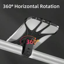 ROCKBROS 1件裝 自行車手機支架：通用 360度旋轉式自行車與摩托車手機固定座，適用車把 - 自行車配件 - 彩色 - 查看 7