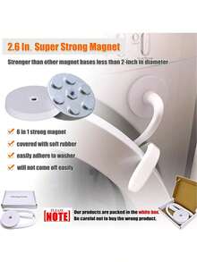 1PC Magnetic Washer Door Holder,Universal Front-Load Washer Prop - Flexible Adjustable Arm With Strong Magnet - Prevents Mold & Odors - Perfect Gift For RV Owners/Airbnb Hosts/Moms - Great For Spring Cleaning & Housewarming - Multicolor - View 3