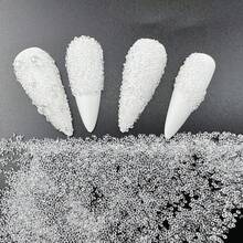 HUETFAT 8800Pcs Claro Pixie Uñas Cristales Rhinestones-1.2Mm Micro Gemas Glitter Perlas para Uñas-Nail Diamantes Piedra Shine-Sugar Cristal Cristales Tiny Jewels Bling Charms para - 1 - Ver 2