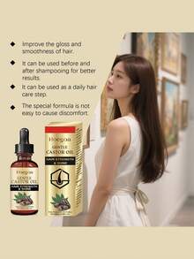 Dầu dưỡng tóc Castor Oil 50ml, giàu dưỡng chất, giúp tóc chắc khỏe, cải thiện tình trạng tóc khô và xơ rối, tăng độ mượt và bóng, giảm xơ rối, thúc đẩy sức khỏe da đầu và sự phát triển của tóc. - Dầu dưỡng tóc thầu dầu - Xem 12