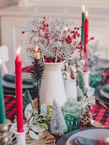 20/10/2 pièces Aiguilles de pin scintillantes de Noël, pics et vaporisateurs de Noël, tiges de feuilles de cèdre artificielles, tiges de feuilles de Noël, pour artisanat DIY, couronnes, décoration de la maison. Aiguilles de pin artificielles rouges scintillantes, pics floraux de Noël artificiels, branches pour arbre de Noël, couronnes, bouquets de mariage, décoration saisonnière d'hiver