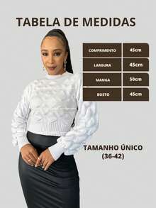 Women's Cropped Blouse Fashion Premium Knitwear Everyday Winter Uzze Tricot - 灰色 - 查看 3