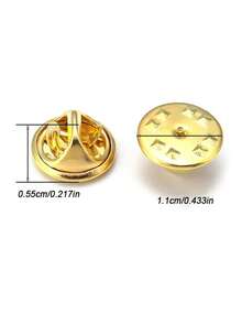 20/100 Stücke Metall Schmetterling Schnallen, Nadel Brosche Schnalle, Dorn Anstecknadel Schnalle Anstecknadel Rückseite für DIY selbstgemachte Broschen, Abzeichen Material, Kleidungszubehör, DIY Schmuckherstellung Zubehör für Broschen, Anstecknadeln & Kostümzubehör