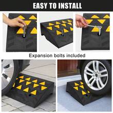 Rampa per auto, rampa per auto, rampa per marciapiede alta 10 cm/15xm, rampe di carico adatte come rampa di carico per rimorchi, rampa per auto e camion, rampa di carico per moto, rampa per biciclette, rampe fino a 15T