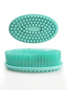 1pc Silicone Body Scrub, Exfoliating Body Scrub, Suitable For Shower, Rich Lather, Long-Lasting And Durable, Soft Body Scrub, Suitable For Shower And Bath Skincare Routine. - Multicolor - View 14