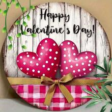 Delight Your Loved Ones This Valentine's Day With This 8x8 Vintage Aluminum Sign, Great For Both Indoor And Outdoor Home Decor. - Nhiều màu - Xem 2