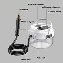 Limpiador a vapor para el hogar, la cocina, la campana extractora, la limpieza del coche, el calentamiento rápido, la lavadora a vapor de alta temperatura, la máquina portátil de limpieza a vapor presurizada. - Tipo de Enchufe A USA (110-127V) - Ver 5