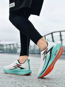 Jifffly Lightweight Breathable Shock-Absorbing Rebound Running Shoes For Teens, Versatile Carbon Fiber Sole Non-Slip Casual Sports Sneakers,