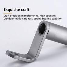 Aluminum Alloy Handlebar Extensions Rearview Mirror Bracket Accessory For Mount To Rear-View Mirror