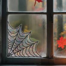 Halloween Window Stickers - Static PVC Stickers, Colorful Spider Web Glass Stickers, Multicolor Bird Anti-Collision Window Stickers, Glass And Window Sun Catcher Decorations, Suitable For Halloween Decorations Halloween Decor Christmas Decoration Thanksgiving Wedding Home Decor Home Decor Fall Decor Autumn Decor Birthday Decorations For Gifts Party Supplies Indoor Holiday Festival Decor Wall Decor Halloween Ornaments - Multicolor - View 17