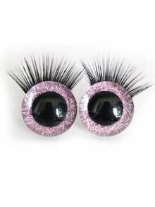 16pcs 14mm 3d Sparkling Safety Eyeballs, Diy Eyes For Crochet, With Bowl Washers, Moon Crochet Amigurumi Eyeballs, For Crochet Animal Craft Eyeballs, Plush Crochet Eyeballs For Craft Halloween Decorations - Multicolor - View 20