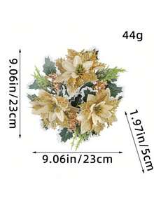 1pc 14.96inch Christmas Red Berry Wreath Decor, Creative Christmas Berry & Bow Vine Wreath For Holiday Home Decor, Suitable For Staircase, Outdoor, Living Room Wall Christmas Decorations Room Decor Winter