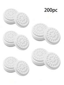 50pcs Eyelash Extension Glue Holder, Eyelash Extension Tools Rack Tray Pads, Pink Plastic Flower Shape Eyelash Extension Glue Pad With Self-Adhesive Back For Eyelash Extension, Nail Art Or Tattoo Ink Applying - Multicolor - View 32