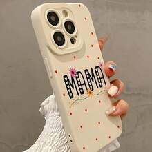 Funda suave y elegante para teléfono con diseño de un pequeño corazón rojo y lemas en inglés, compatible con los modelos de de 16, 15, 14, 13, 12, 11, XS, XR, X, 8,,, Plus, Pro y la serie SE. Perfecto para regalos de vacaciones, cumpleaños, para tu novia, novio, amigos, o incluso para ti mismo. Funda Suave Chic: Eleva el Estilo de tu Teléfono - 1 pieza - Ver 6