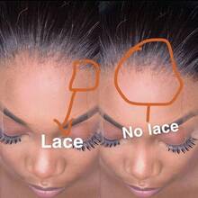 GABRIELLE Kinky Straight 13X6 Lace Front Wigs Transparent Lace Frontal Human Hair Wig Pre Plucked With Baby Hair 200 Density Yaki Straight Lace Front Human Hair Wigs For Woman - Natural Black - 查看 6