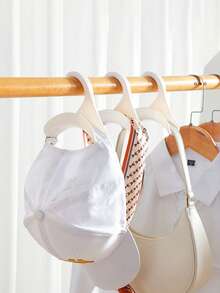 6/3/1pc Handbag Hooks, Closet Organizer Hangers, Storage Rack For Handbags, Backpacks, Hats And Scarves