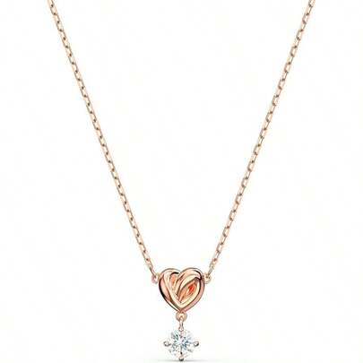  SWAROVSKI LIFELONG HRT Necklace, Gift For Mother's Day, Christmas, Girlfriend, Birthday, Fashion Necklace For Women