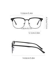 2 Cặp kính thời trang unisex, gọng kính kiểu công sở, tròng kính đổi màu, thích hợp sử dụng trong nhà và ngoài trời, phù hợp cho lái xe, câu cá, leo núi, đạp xe, chạy bộ, chơi golf và các hoạt động hàng ngày khác (tròng kính đổi màu có các màu xanh dương, nâu và xám) - Nhiều màu - Xem 6