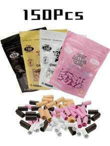 Đầu lọc thuốc lá dùng một lần OHIS chất lượng cao, bền, đường kính 7mm (150 viên nang) Hộp đựng thuốc lá cuốn thủ công là vật dụng không thể thiếu trong các bữa tiệc du lịch, món quà tuyệt vời cho Ngày của Cha hoặc quà tặng cho bạn trai. - Nhiều màu - Xem 12