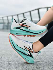 Jifffly Lightweight Breathable Shock-Absorbing Rebound Running Shoes For Teens, Versatile Carbon Fiber Sole Non-Slip Casual Sports Sneakers,