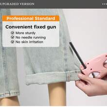 Fine Stitch Gun For Clothes Micro Mini Stitch Tagging Gun For Clothing With 6 Needles 1000 Fasteners Garment Repair Sewing Tool Quick Fixing Kit For Clothes Quilt Tacks Edge Wrapping Machine Mini Tag Gun Good Stitch Stuff Staple Gun Good Sewing Fools Gun Accessories Sewing Supplies Stitch Stuff