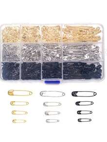 10-500pcs Steel Safety Pin, Modern Minimalist Safety Pin Set For Home - Silver - View 7