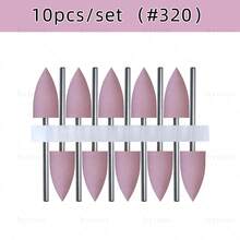 hytoos 3/32英寸硅胶美甲钻头，旋转式指甲边缘清洁抛光器，适用于美甲沙龙美甲 - 彩色 - 查看 14