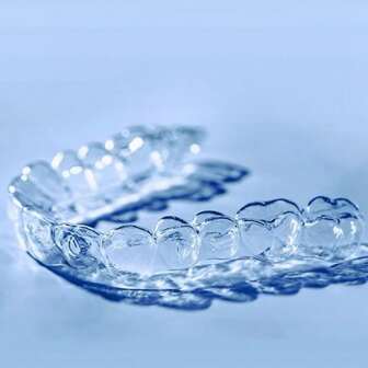 2pcs Transparent Teeth Whitening & Straightening Mouthguards, Odorless Oral Care Accessories, Teeth Protector To Relieve Bruxism, Suitable For Men & Women, Ideal Gift For Teachers' Day, Halloween, Christmas, Thanksgiving, Birthday