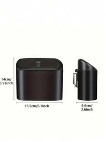 4 pezzi/Set - 1 Elegante Cestino Portarifiuti + 3 Sacchetti Portarifiuti Resistenti, Scatola Portaoggetti Versatile da Appendere alla Portiera dell'Auto, Innovativa Mini Pattumiera Auto Creativa per Sedile Anteriore e Posteriore, Accessori Essenziali per Ufficio in Auto per un'Esperienza di Guida Senza Disordine, Perfetto per Viaggi su Strada, Pendolarismo Quotidiano e Gite in Famiglia, Mantieni il Tuo Veicolo Ordinato e Pulito con Questo Organizzatore Funzionale ed Elegante, Idea Regalo Ideale per Appassionati di Auto e Genitori Impegnati, Migliora l'Interno della Tua Auto con Soluzioni Pratiche, Perfetto per Viaggi di Vacanza e Uso Quotidiano.