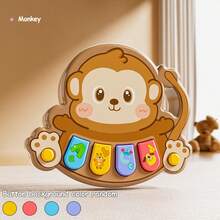 Cute Animal Shaped Baby Piano Toy, Colorful Piano Keys And Animal Patterns - Interactive Music Learning Toy For 1-5 Years Old Toddlers, Sensory Toy To Promote Motor Skills And Cognitive Development, Fun Design, And Reliable - Multicolor - View 15