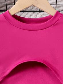 3件套女童休闲长袖轻薄套头衫、无袖背心和牛仔效果长裤套装，春秋季