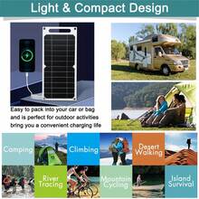 1 Durable Magnetic Solar Charging Panel, 5V USB Output, Detachable Photovoltaic Module, Stable Power Supply, Suitable For Mobile Power Bank, Mobile Phone, Outdoor Camping, Home, RV Use