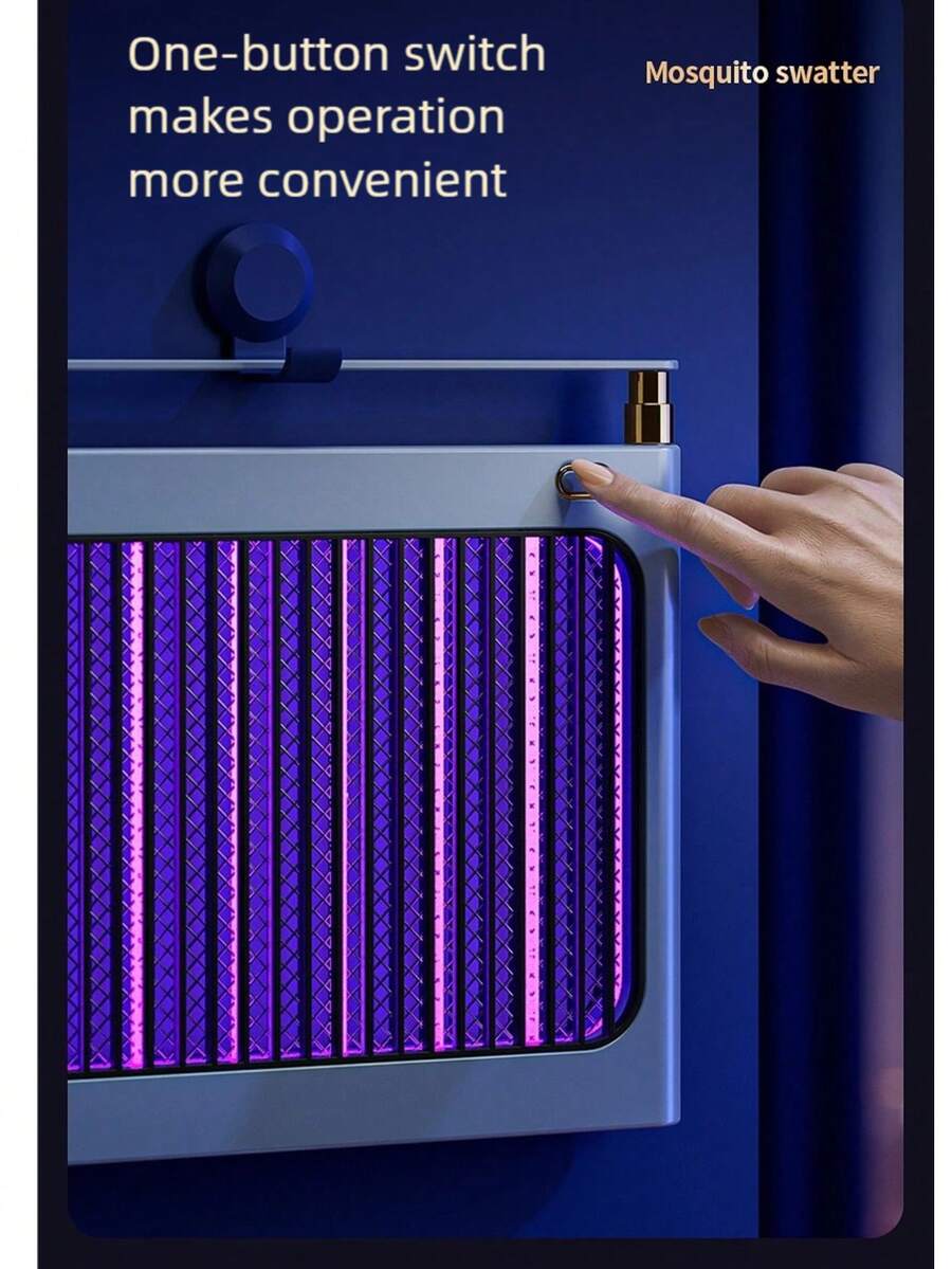 OBOVAY Electric Fly Bug Mosquito Insect Killer LED Light Trap Control Lamp Small Pest With USB Power Supply,Mosquito Killer Lamp, Bug Zapper, Pest Control, Apartment Essentials, College Dorm Essentials, Household Gadgets