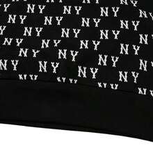 MLB Sportliches Sweatshirt für Damen und Herren, klassisches Monogram-Jaquard-Sweatshirt, lässiges Oberteil, bequemer Pullover, 3AMTM0241-50BKS