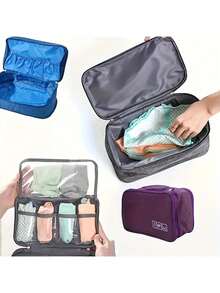 Travel Portable Storage Bag, Lightweight Zipper Organizer, Versatile Storage Bag For Underwear Travel Essentials Holiday Vacation Duffle Bag Luggage Suitcase Travel Bag For Women