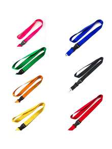 Custom Text ID Badge Lanyard, Personalized ID Badge Holder Strap With Detachable Clasp, Neck Strap Keychain For Keys And Phone, 20.47 Inches/52cm - Multicolor - View 7